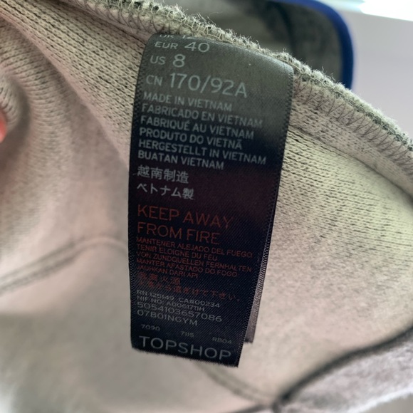 🩶💅 Grey Top Shop Winter Coat 🧥 ❄️ BIN 1 - Picture 6 of 6